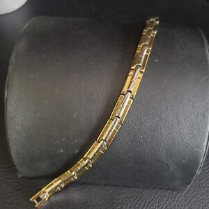 Sabona Magnetic Stainless Steel Bracelet Gold Tone & Silver Tone S/M Unisex